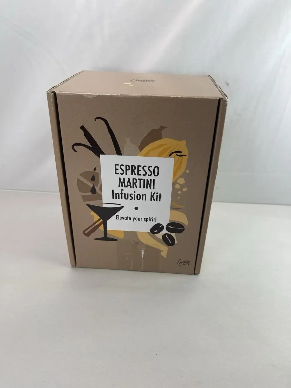 Craftly Espresso Martini Kit — DIY Cocktail Gift Set New